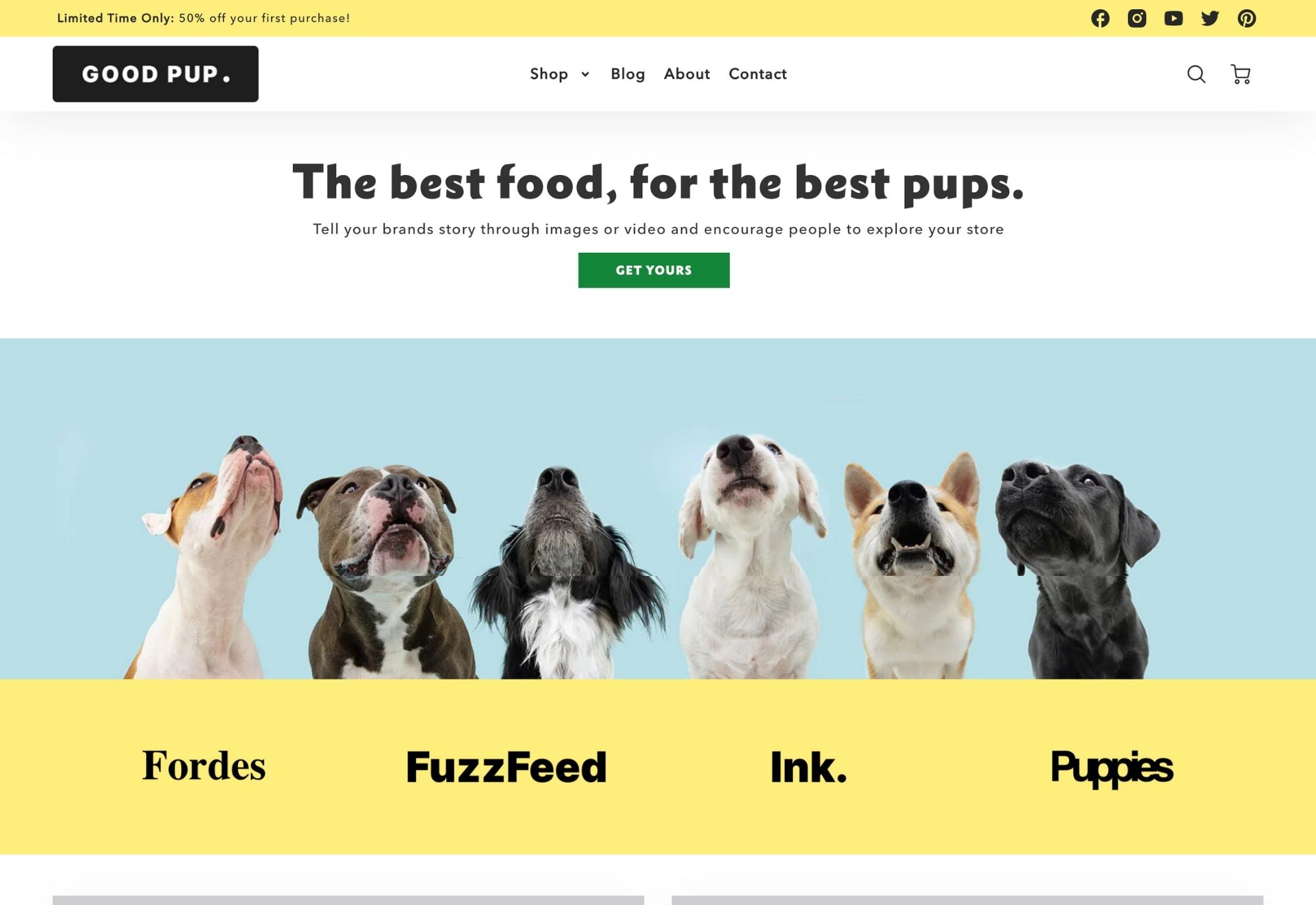 loft theme shopify